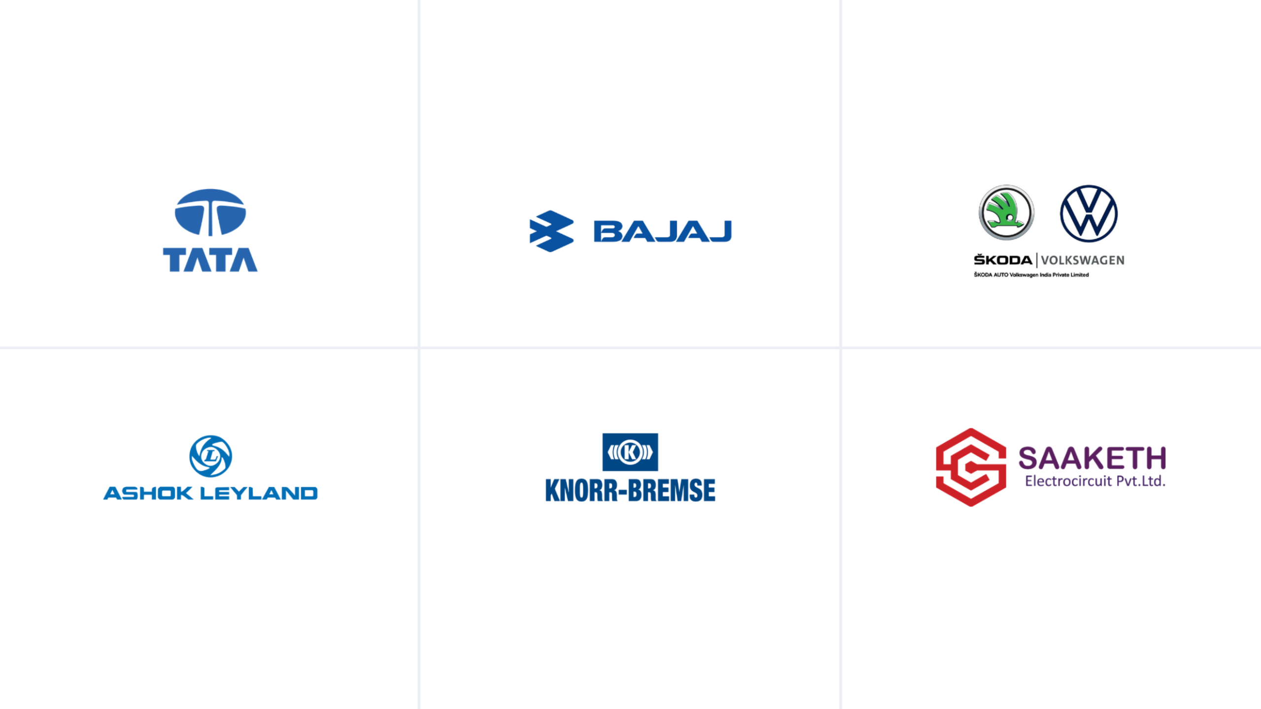 Selected participating automotive organisations