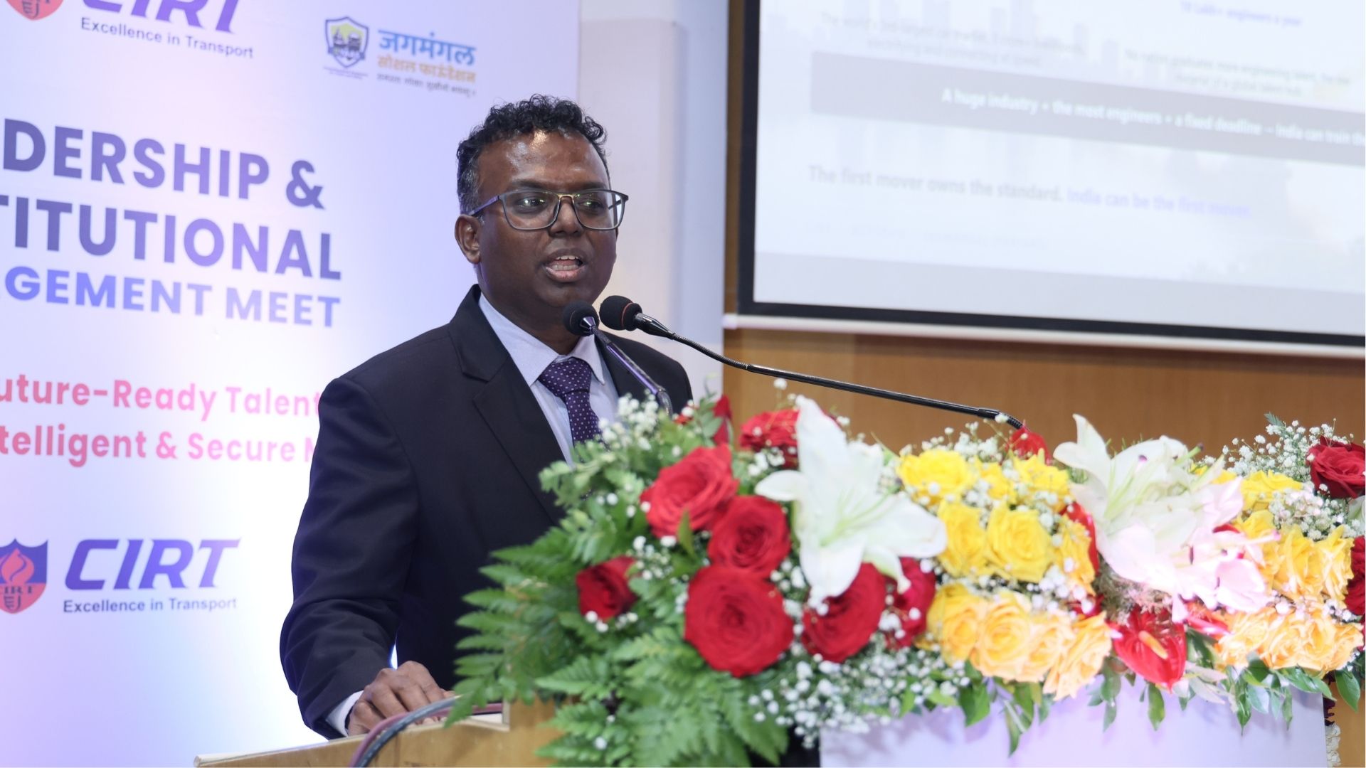 Mr. Philip John speaking at the event